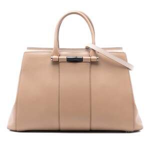 Lady Bamboo Top Handle Bag Leather #221325G10B